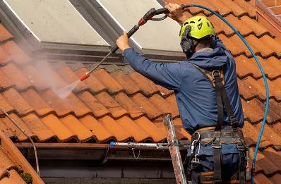 Démoussage et hydrofuge de toiture à Sequehart